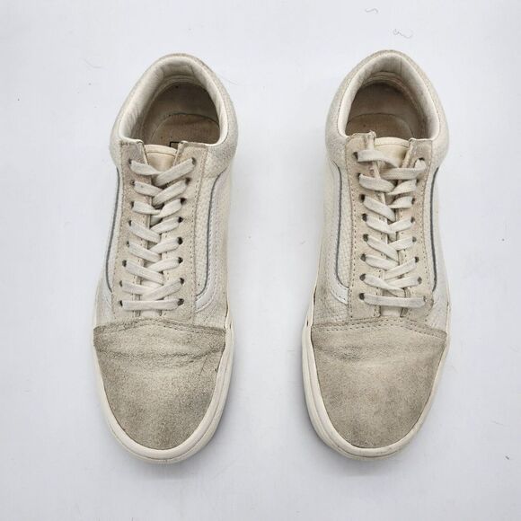 Vans Old Skool Woven Sneakers Marshmallow Snow Shoes Size 8.5 Women's 7 Men's - Picture 3 of 16